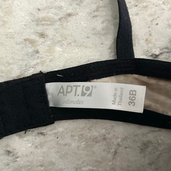 Apt.9 bra-36B- animal print, lace, underwire padded adjustable - Picture 5 of 5